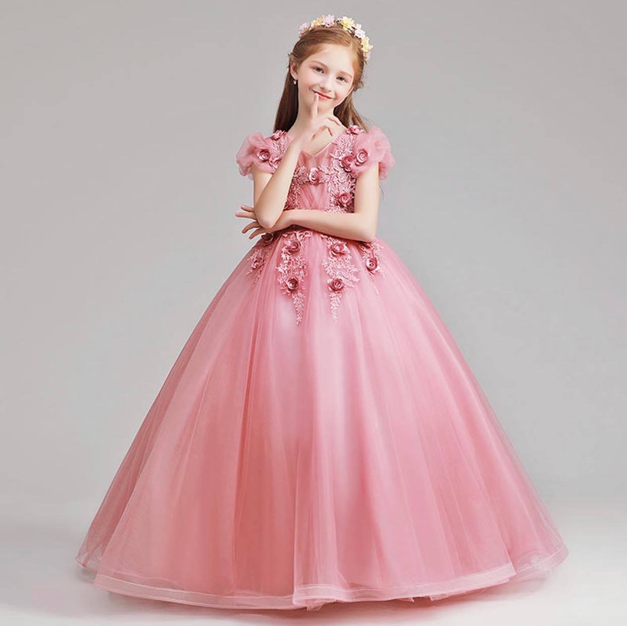 Đầm trẻ em công chúa đầm mùa thu đông mới phong cách Trung Quốc dài tay